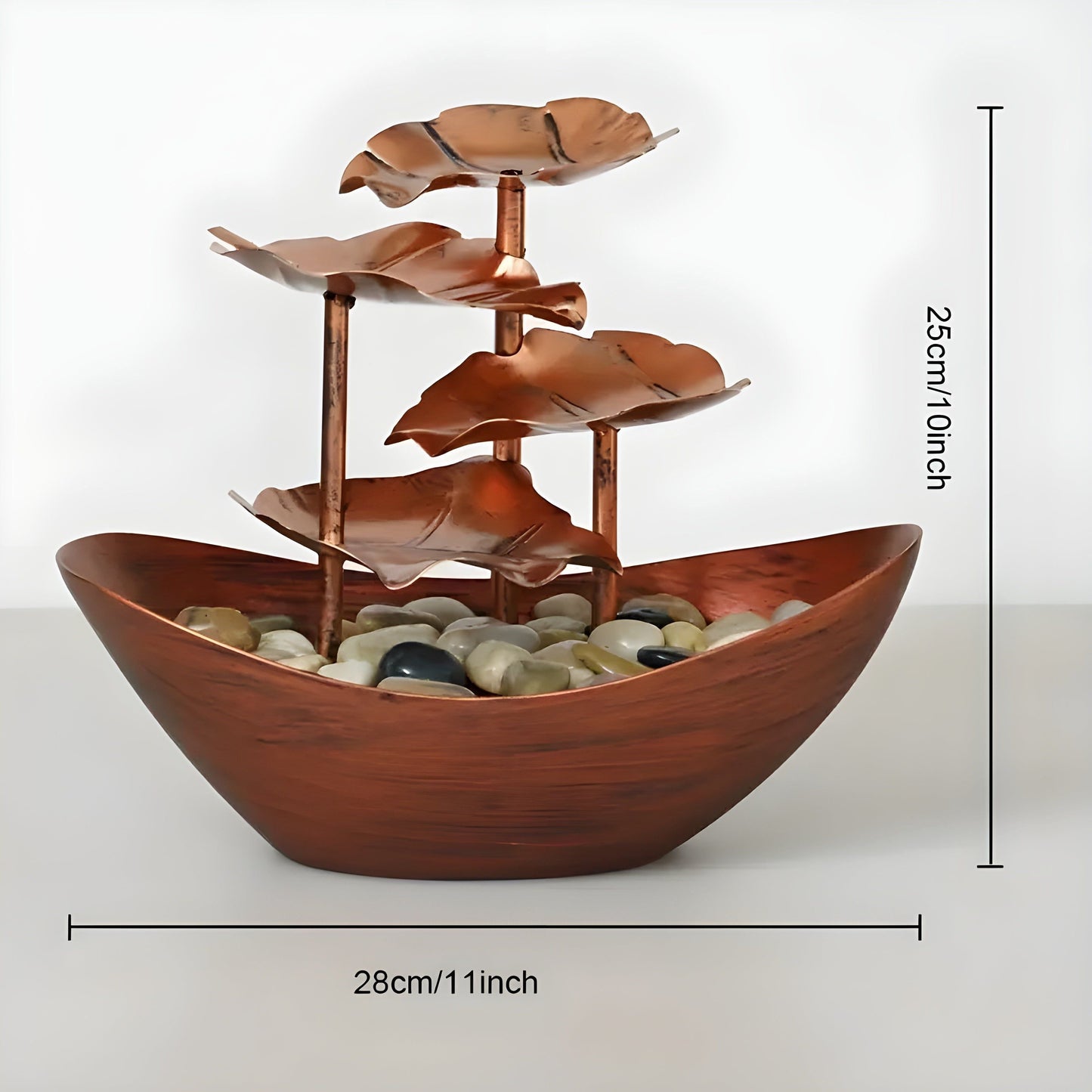 Classic Garden Indoor Water Fountain with LED Lighting