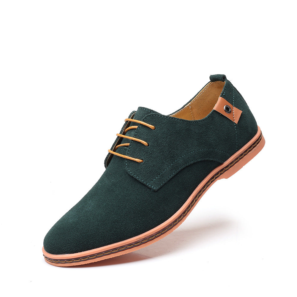 Luxury Suede Mens Formal Oxford Shoes