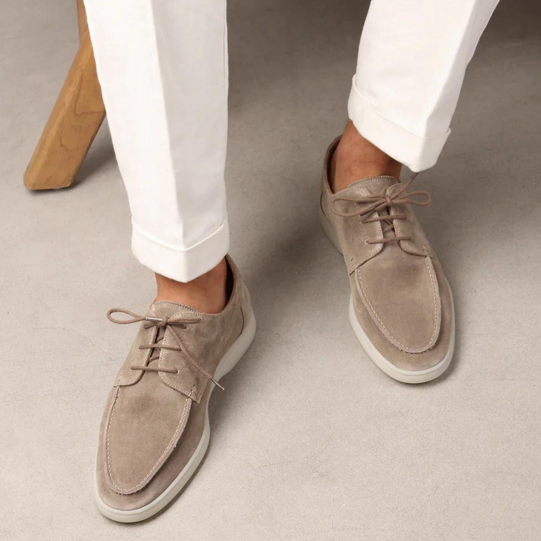 Classic Mens Genuine Leather Slip-On Shoes