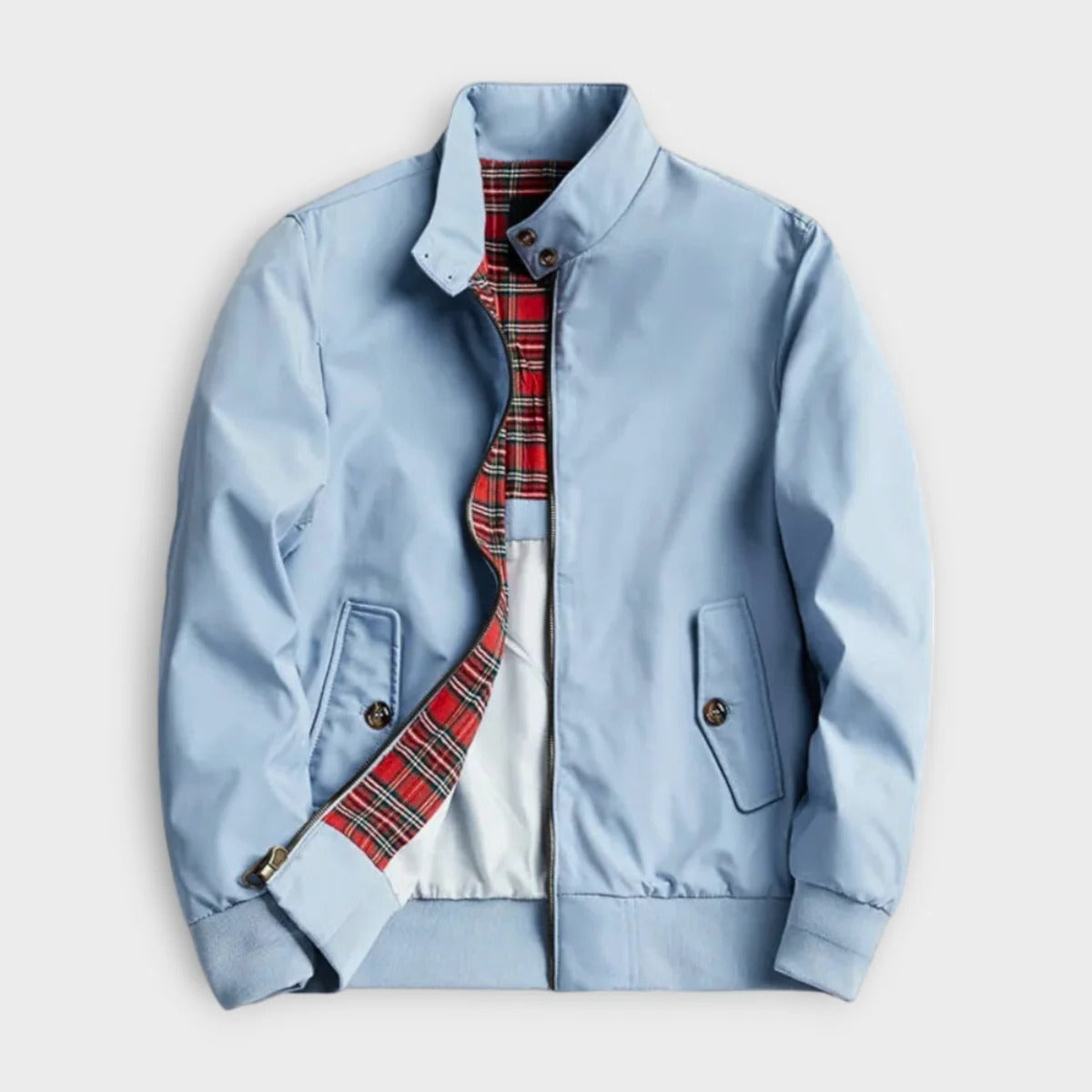 Waterproof Men's Zip Up Windbreaker Jacket