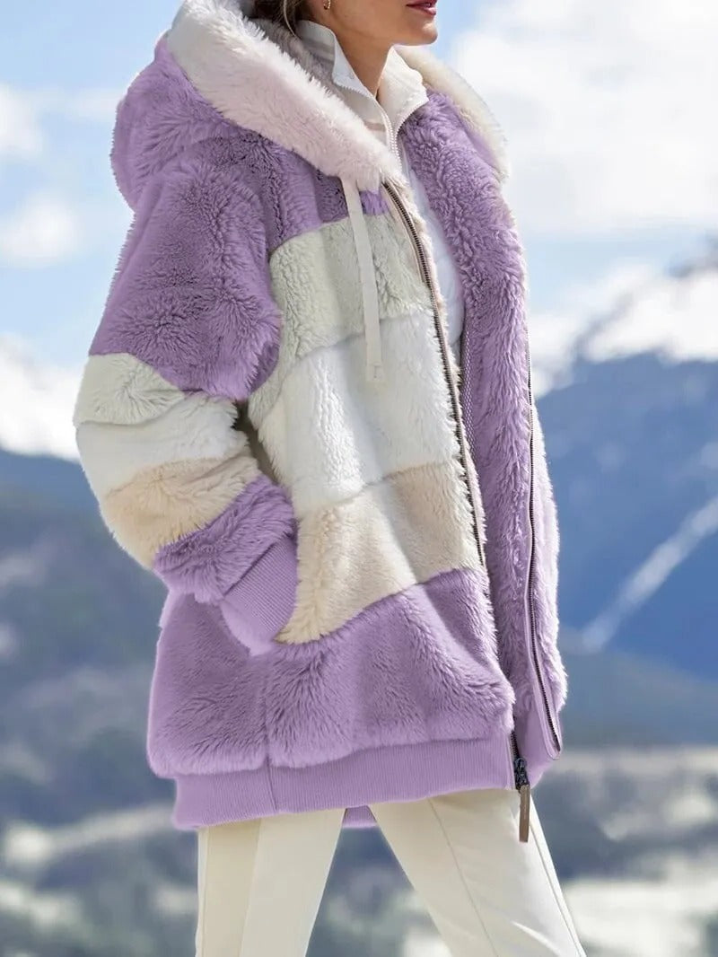 Warm Sheep Wool Filled Winter Coat
