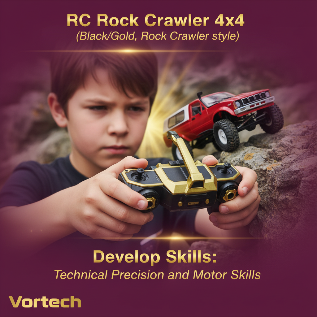 Tough 4x4 RC Rock Crawler Vehicle