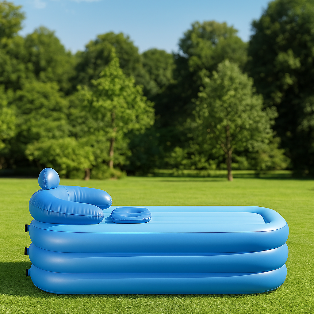 Compact Blow Up Hot Tub Relaxing Bath Spa - Pexav