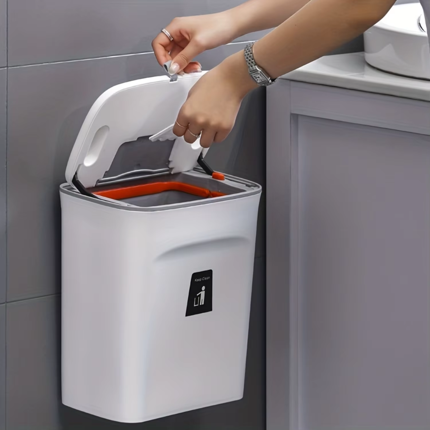 Automatic Sensor Touchless Trash Can - Pexav