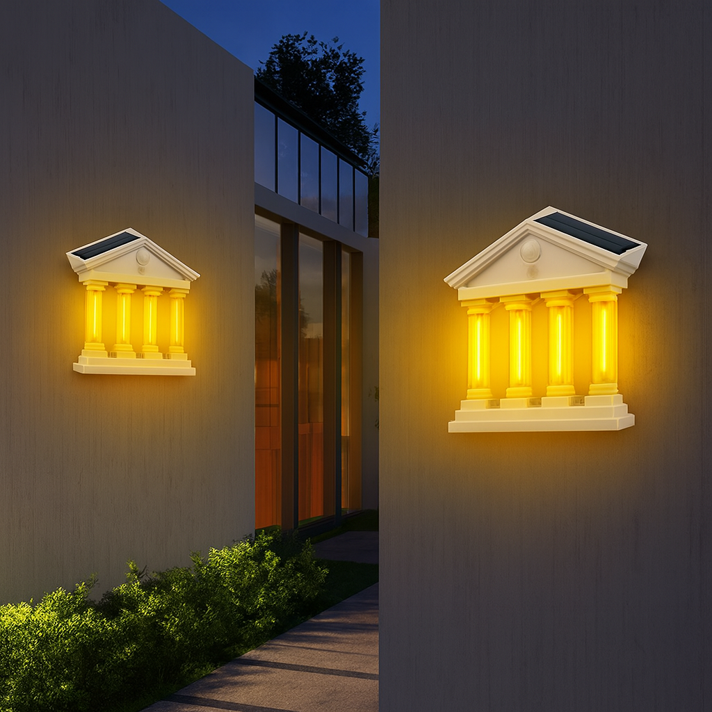 Classic Design Solar Outdoor Garden Lamp - Pexav