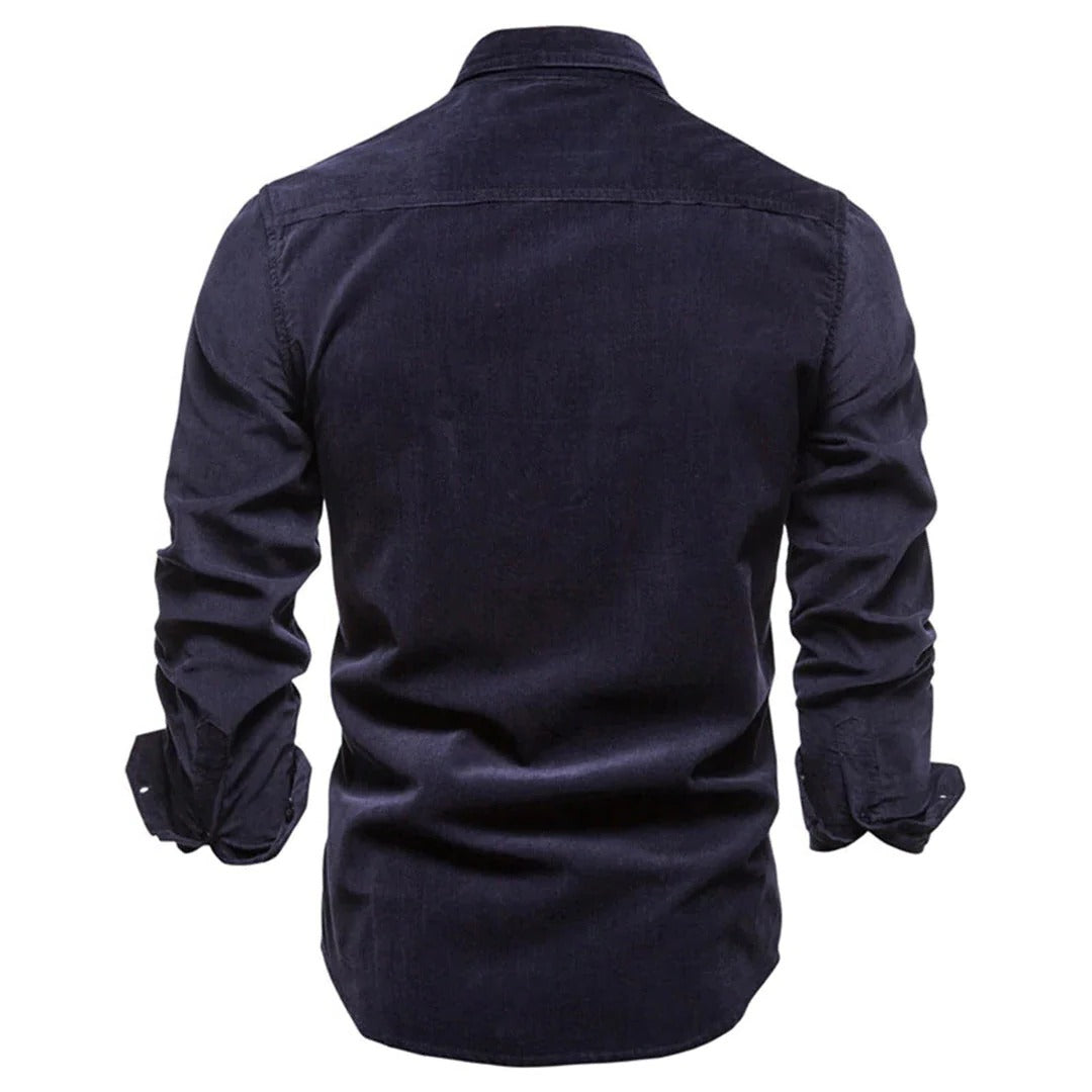 Rugged Cotton Button Down Shirt