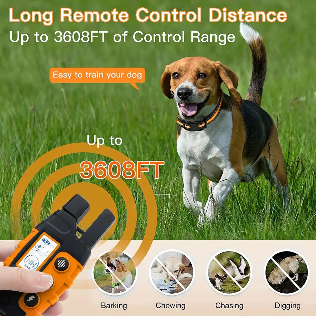Rechargeable Wireless Pet Training Collar