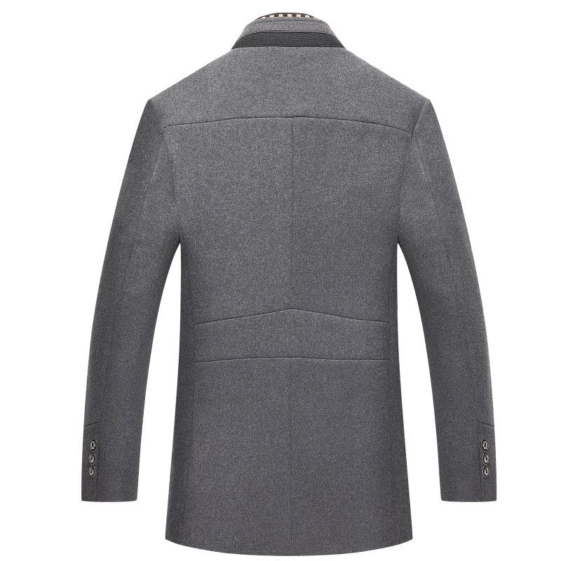 Warm Woolen Mens Winter Coat