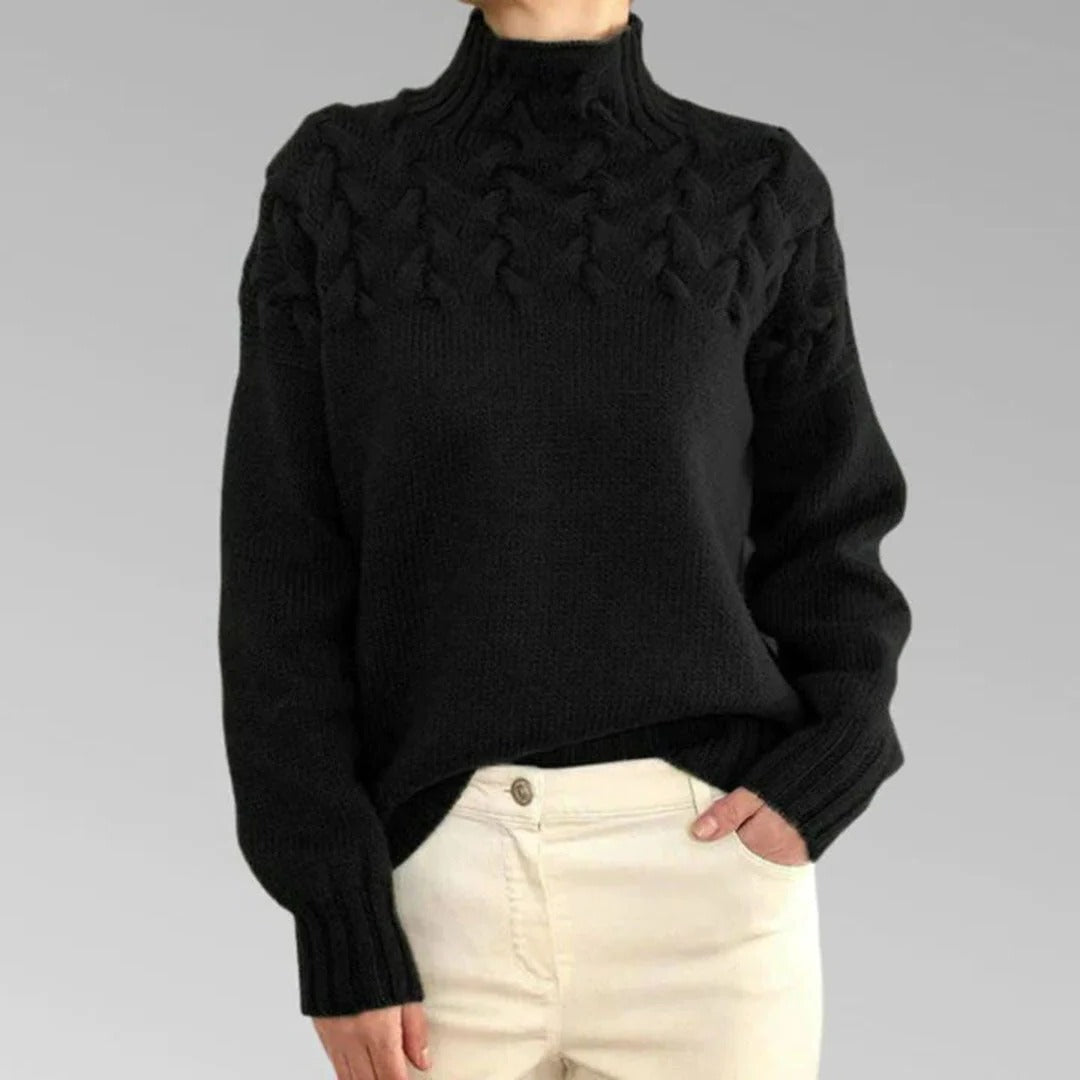 Soft Women's Crew Neck Knit Sweater