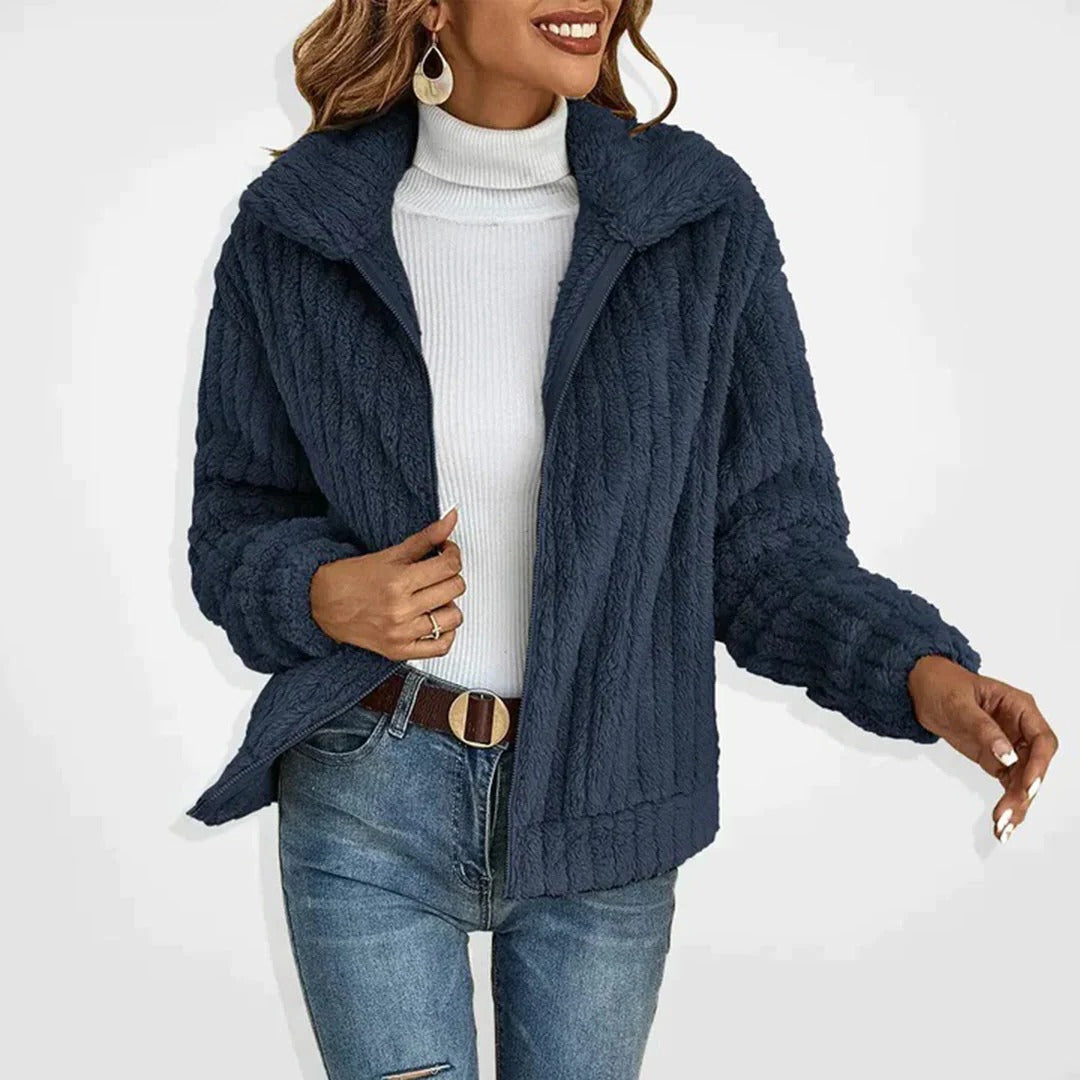 Soft Women's Oversized Fleece Cardigan