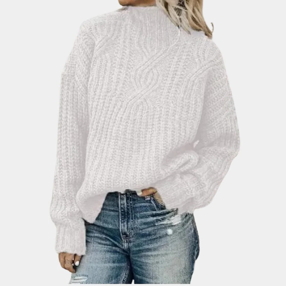 Cozy Crew Neck Women's Sweater