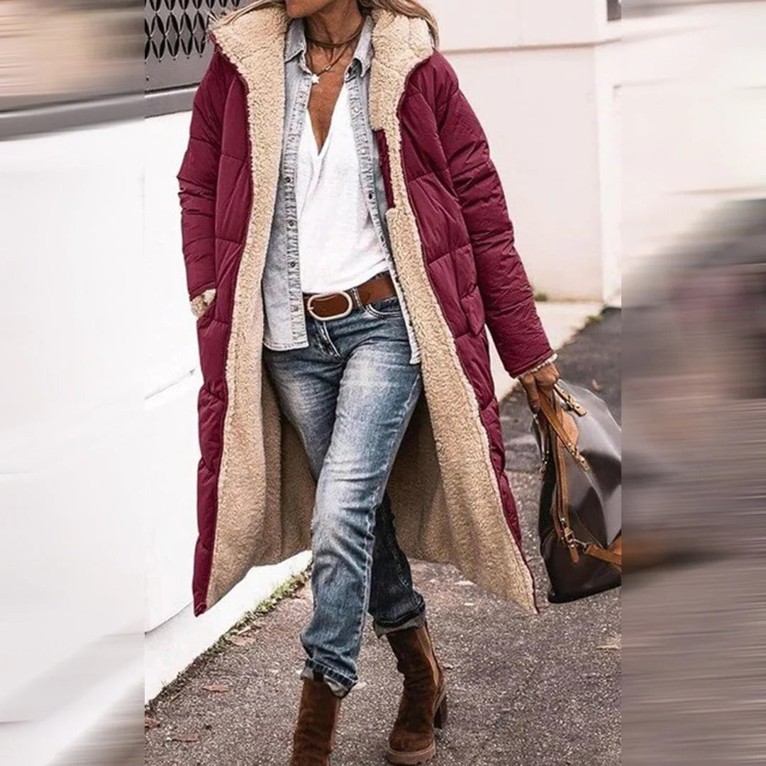 Warm Waterproof Parka Coat For Ladies