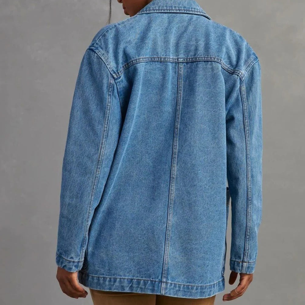 Trendy Women's Classic Blue Jean Jacket