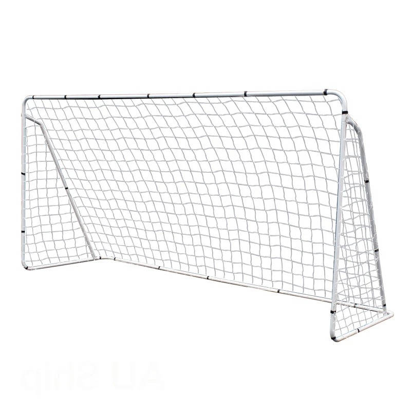 Compact 12x6ft Backyard Soccer Goal Set with Folding Frame