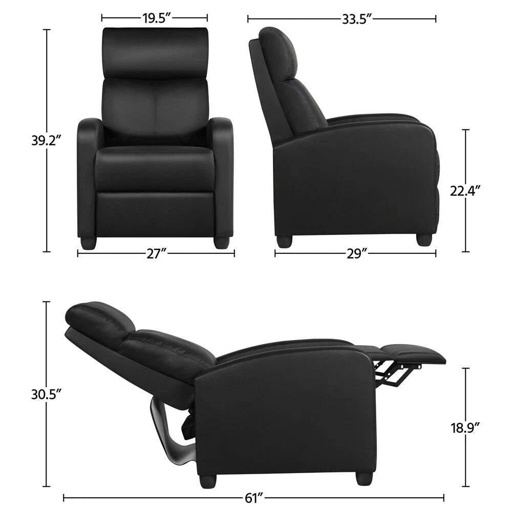 Comfortable Faux Leather Armchair