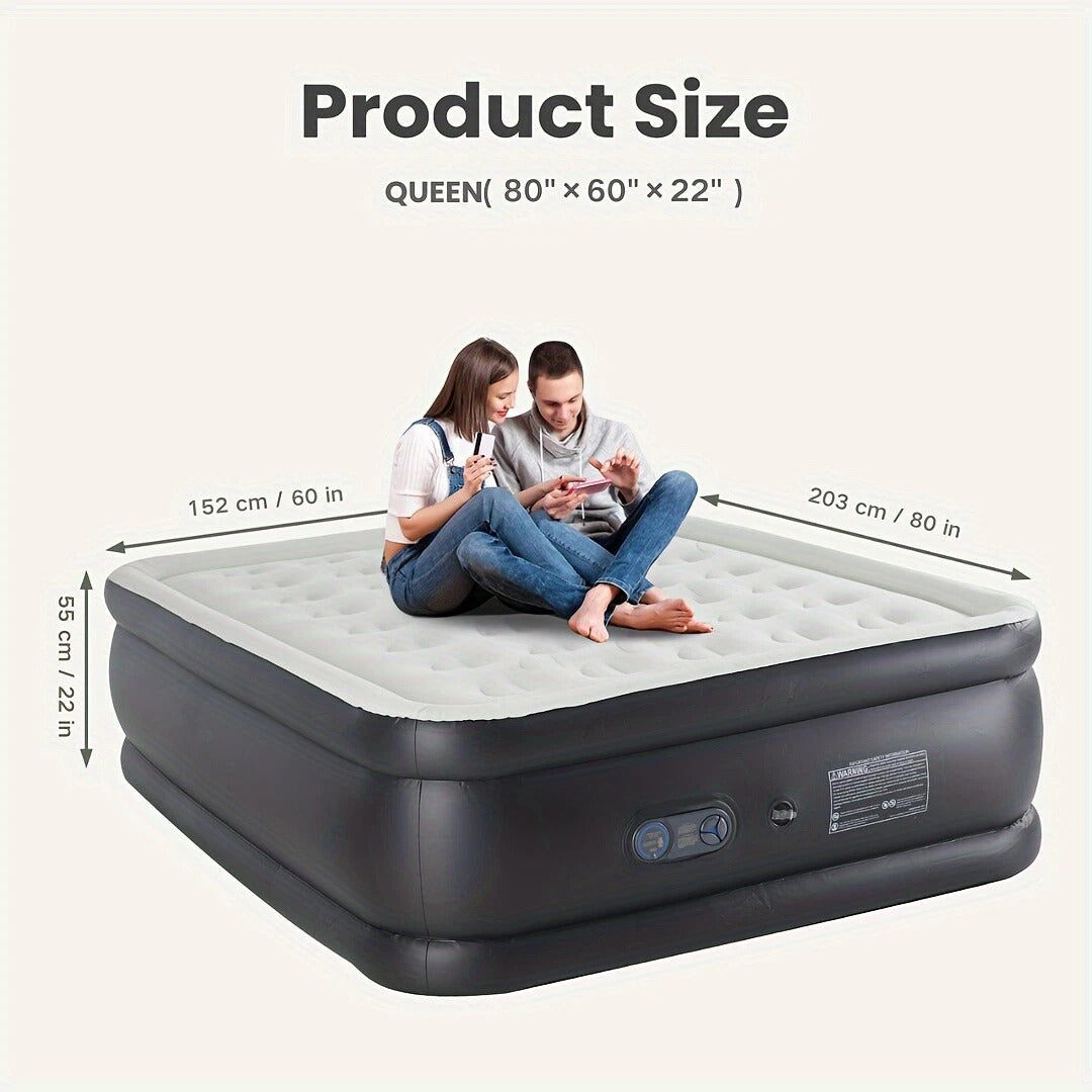 Comfortable Inflatable Bed with Strong Coil Support
