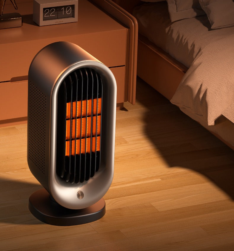 Compact Electric Space Heater with Oscillating Feature