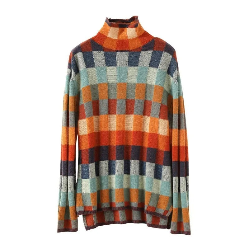 Soft Premium Cashmere Turtleneck Sweater for Women