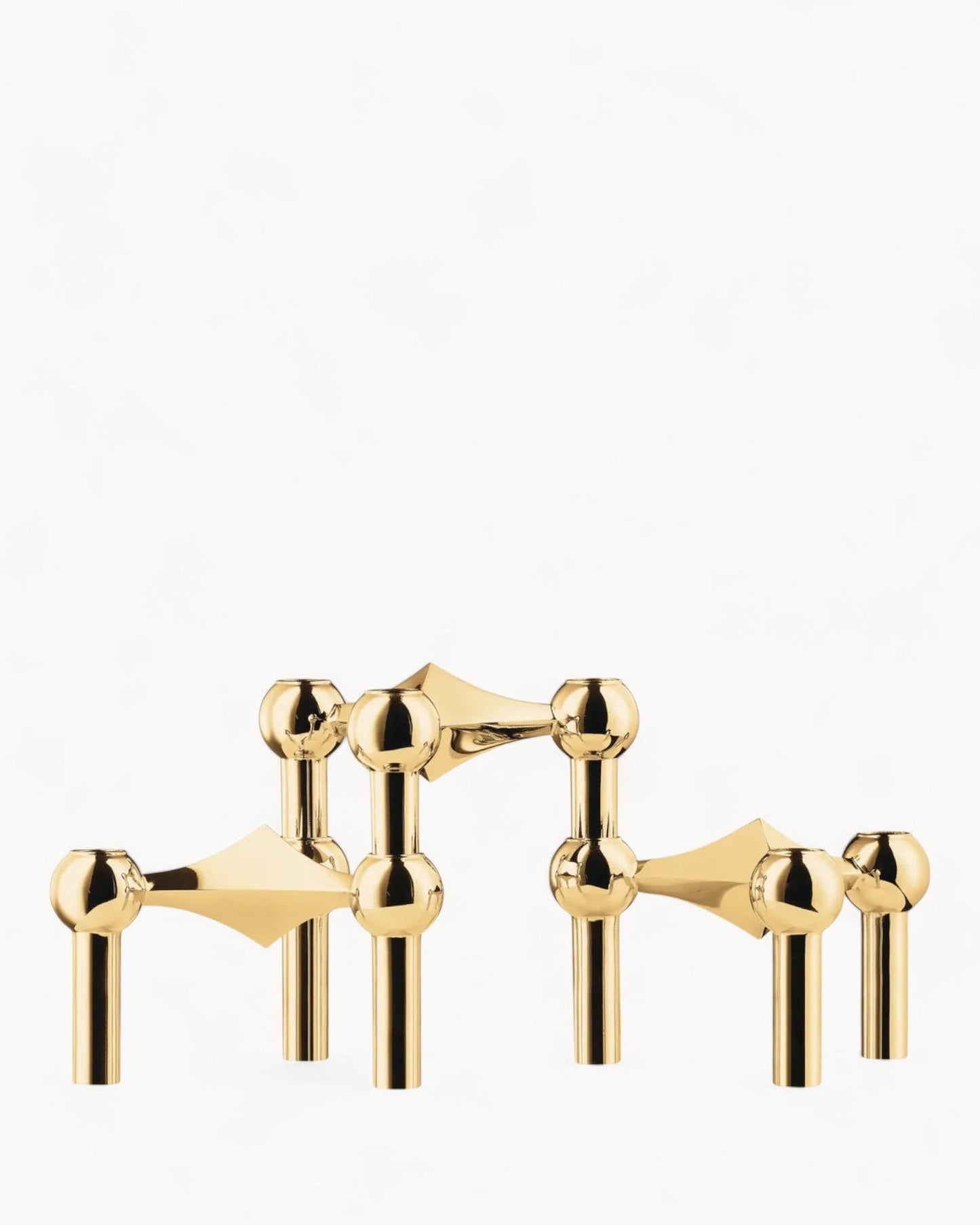 Unique Metal Candle Holder for 3 Candles
