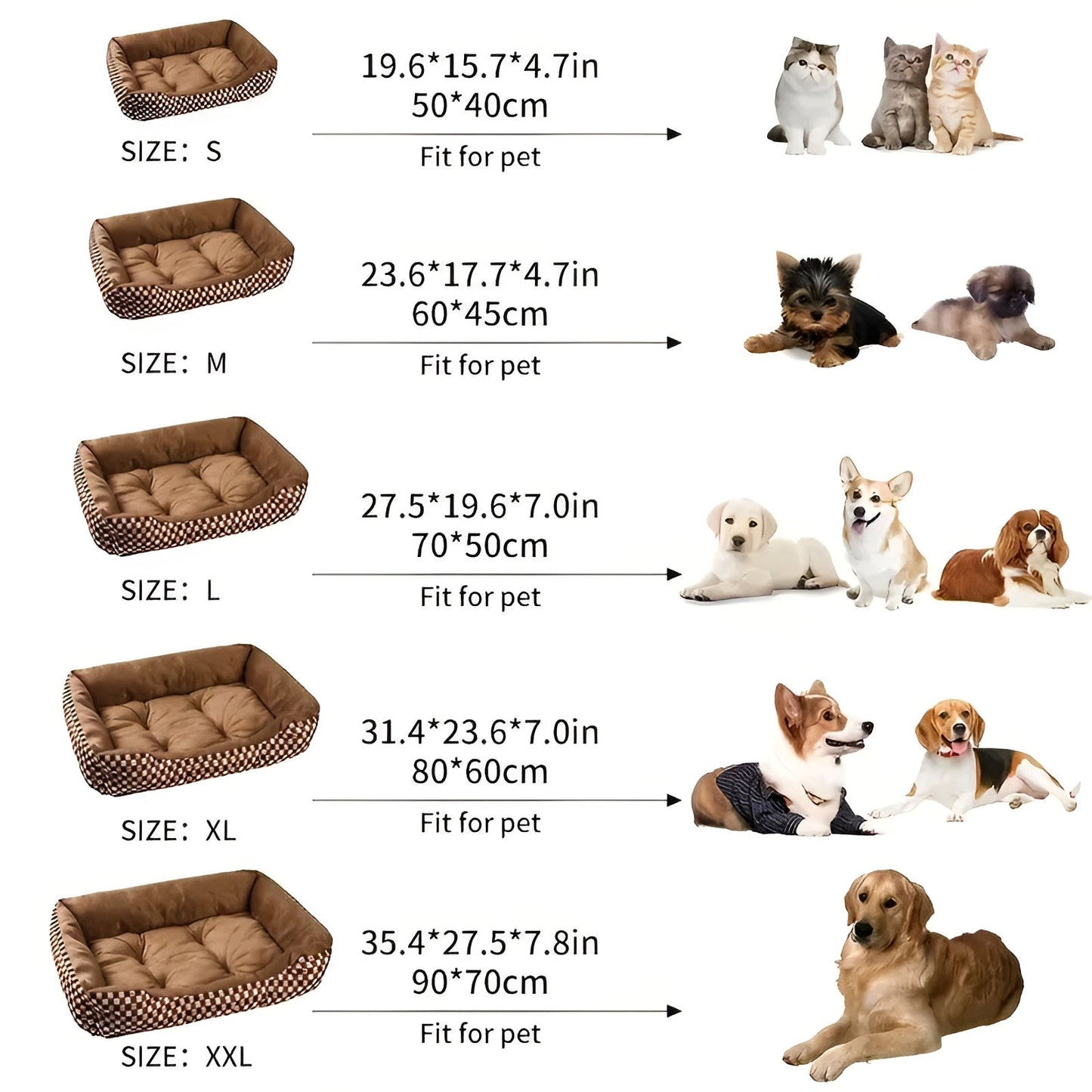 Luxury Orthopedic Plush Pet Bed - PlushNest-Red-XS (15.75 inches x 11.81 inches)-Nora Luxe