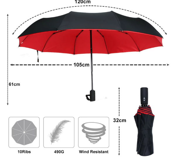 Waterproof Compact Umbrella