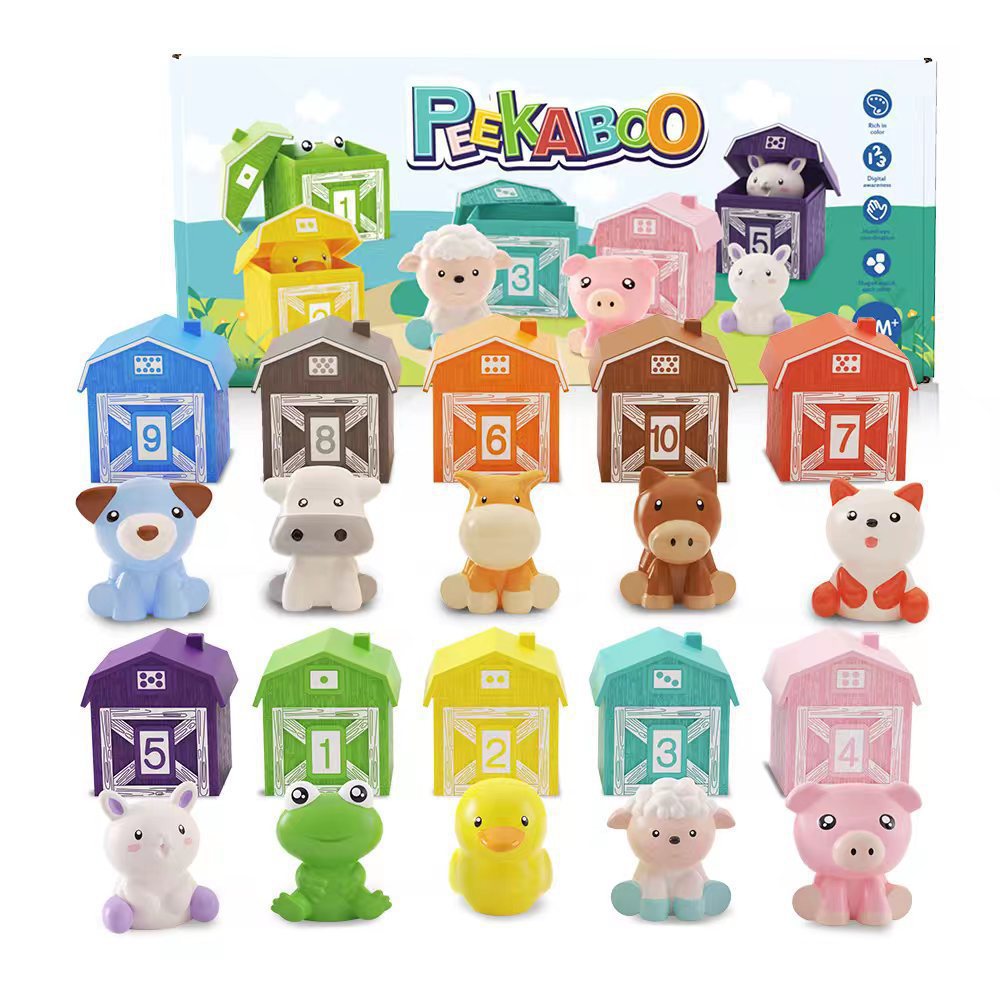 Montessori Farm Animals - FarmVibes-10-Pack-Nora Luxe