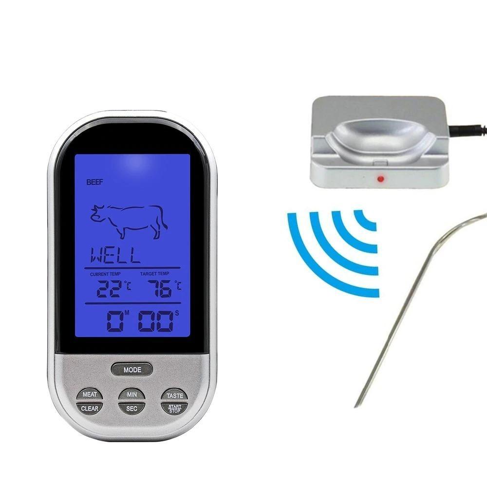 Accurate Bluetooth Oven Thermometer with Alert Timer