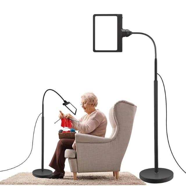 Bright 5X Magnification LED Reading Lamp