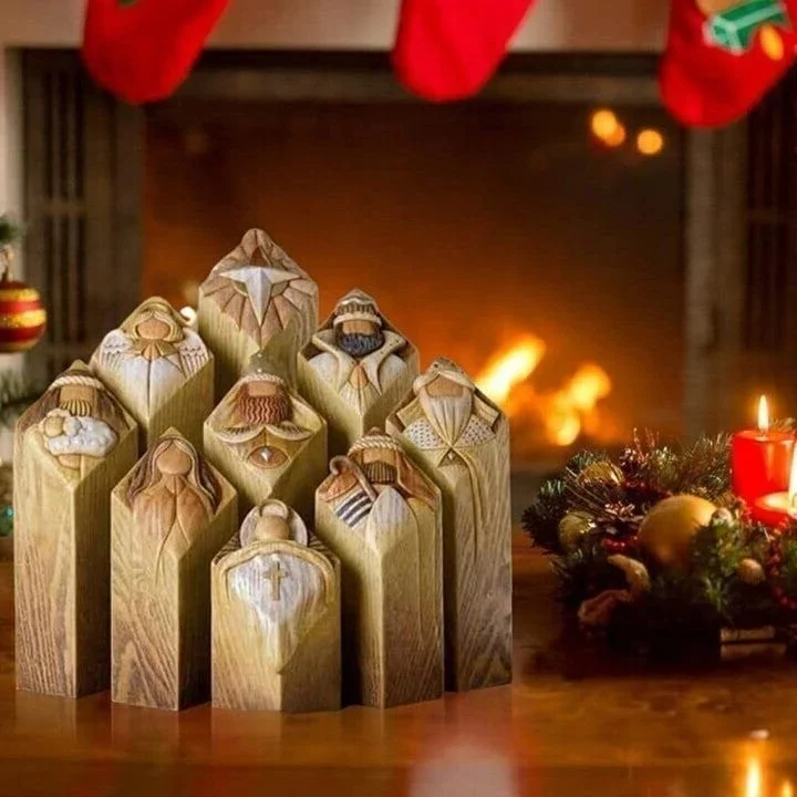 Christmas Nativity Scene Figurine Set