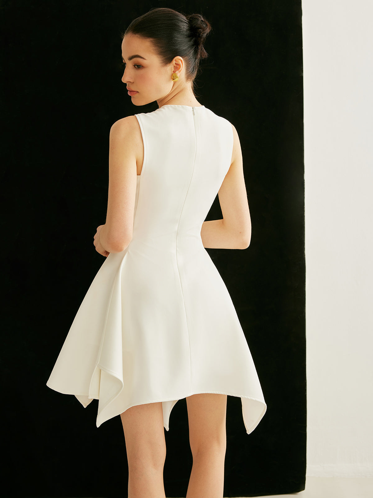 Casual Side Pockets Shift Dress