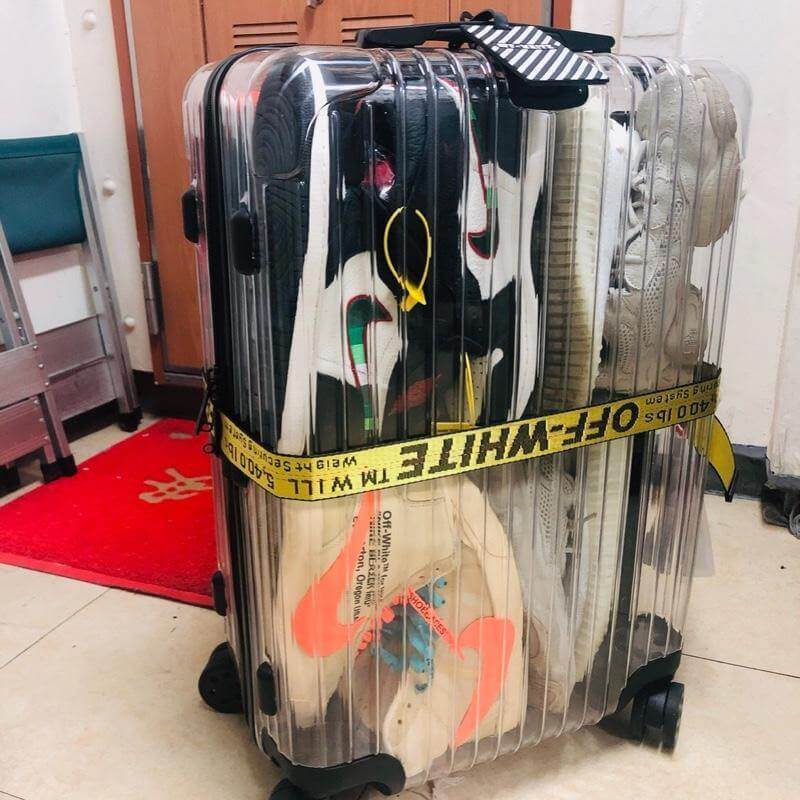 Clear Lightweight Suitcase - Pexav