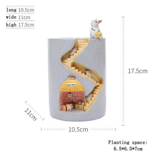 Simple Cute Pet Plant Pot