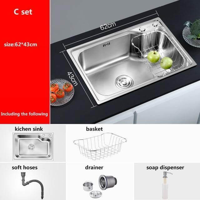 Durable Modern Multipurpose Kitchen Basin Sink