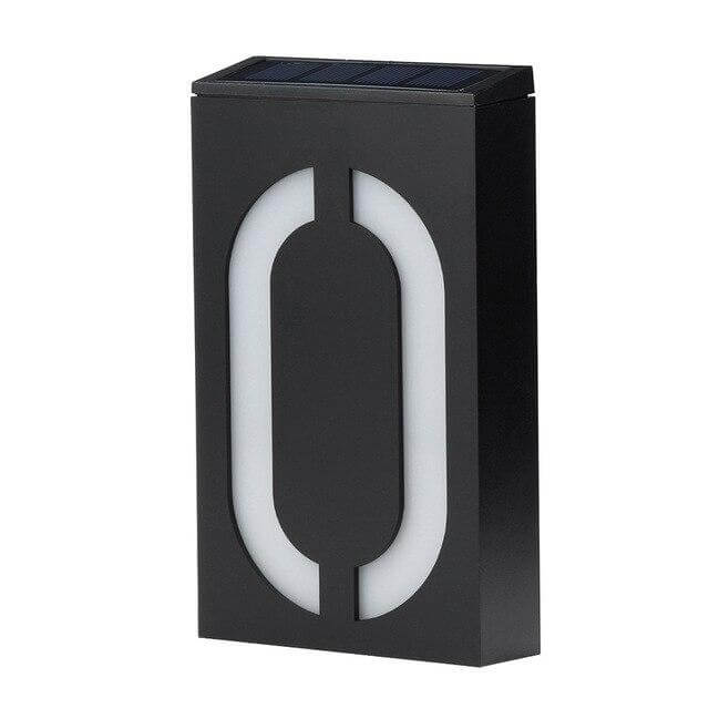 Wireless Solar LED House Number Sign