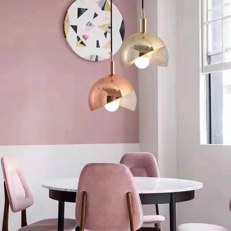 Unique Single Arm Glass Pendant Lamp - Pexav