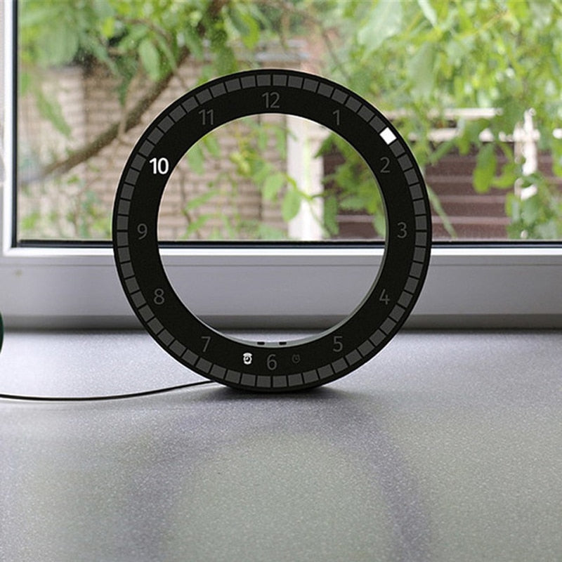 Contemporary Slim LED Display Wall Clock