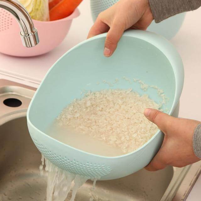 Collapsible Kitchen Rice Strainer Basket