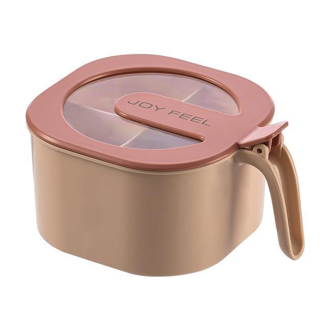 Clear Glass Spice Container Jar