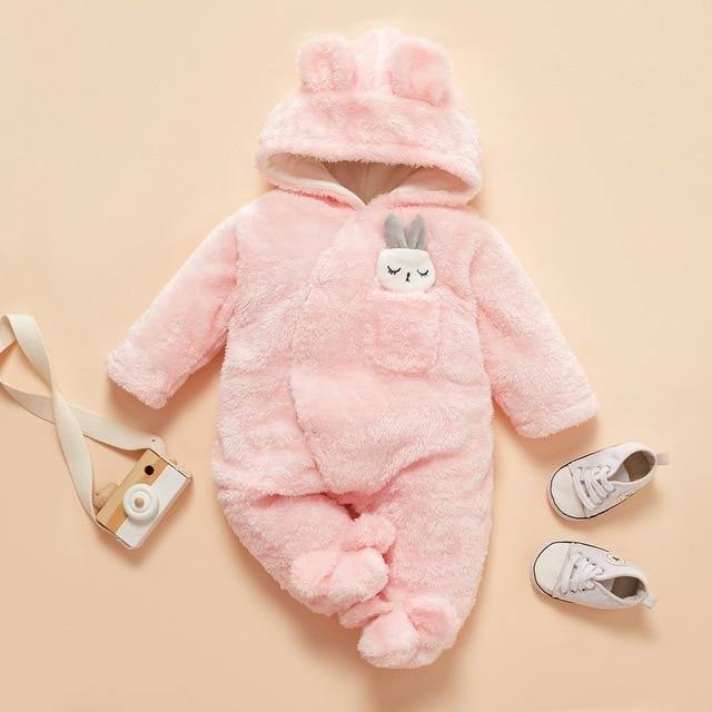 Adorable Bunny Ear Baby Romper