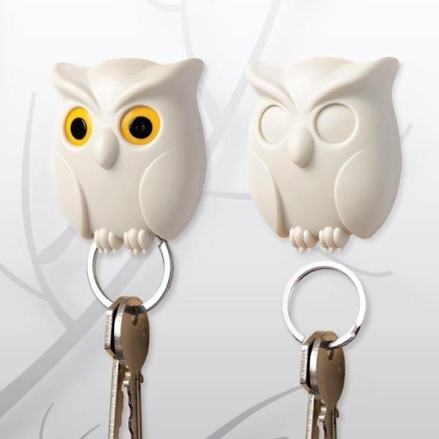 Adorable Owl Magnetic Key Hook Holder