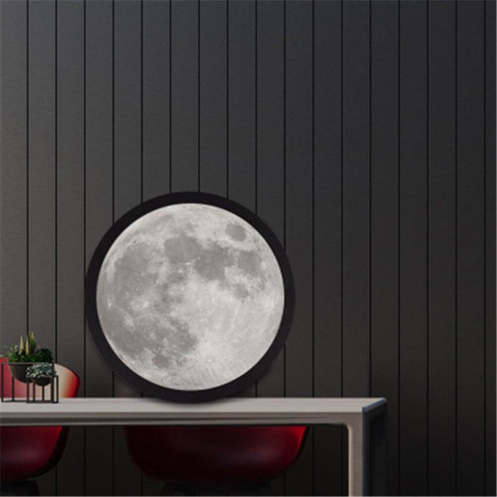 Stylish Round LED Moon Light Lamp - Pexav