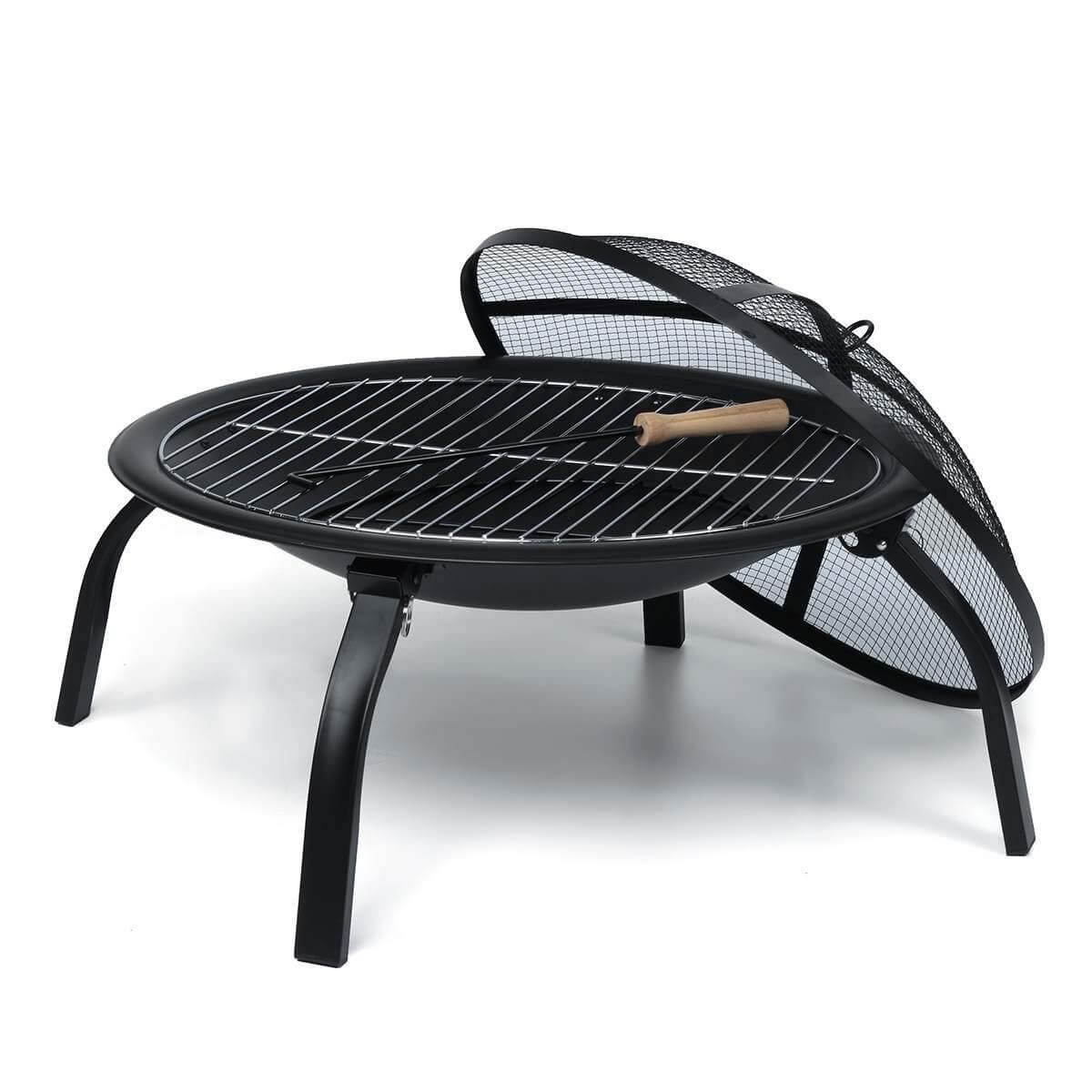 Portable Patio Fire Pit BBQ Grill - Pexav