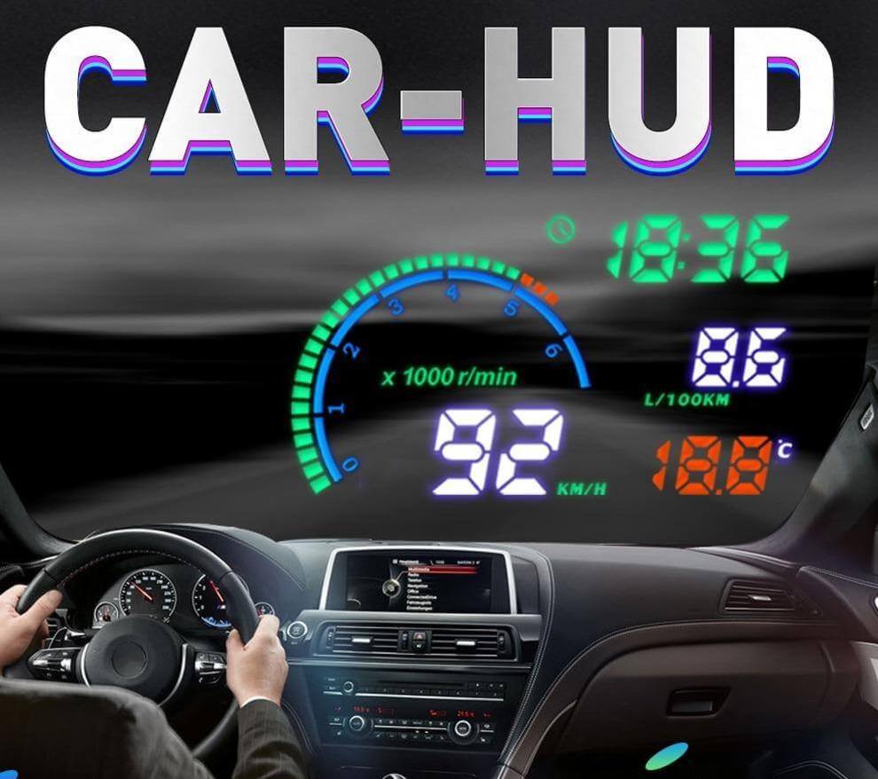 Advanced Car HUD Clear Windshield Display - Pexav