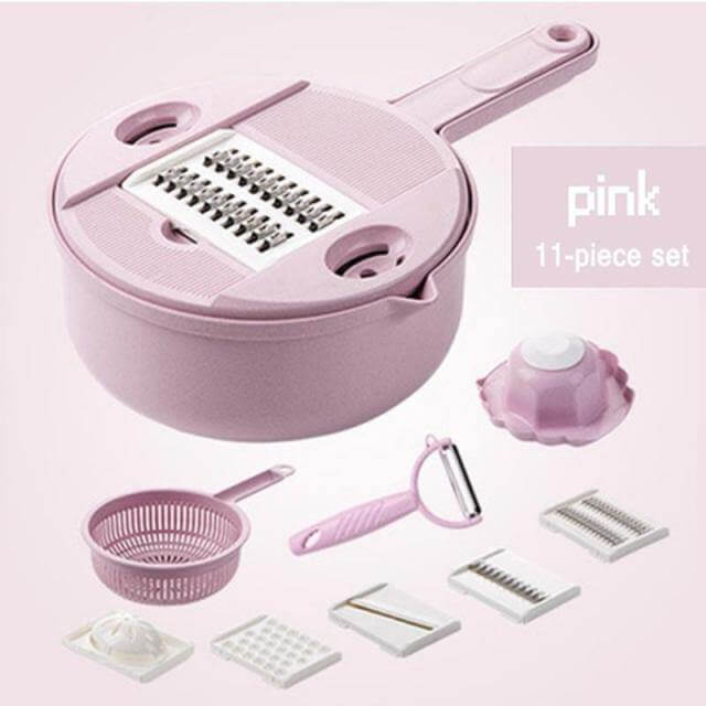 Premium 11pc Stainless Steel Kitchen Slicer Set