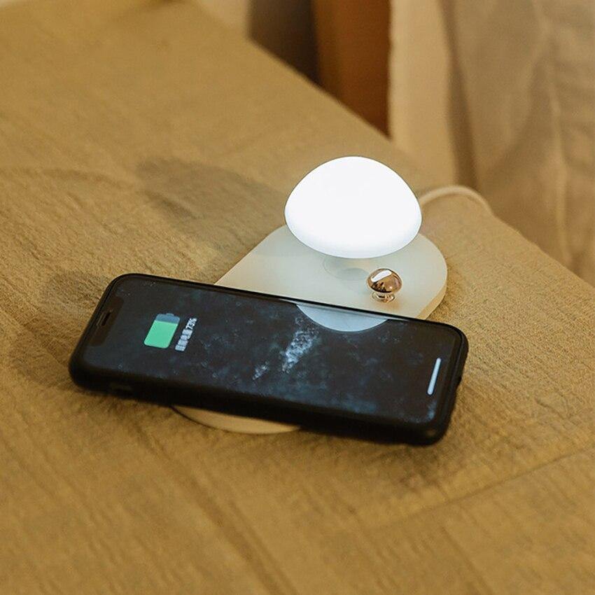 Portable LED Wireless Charger Night Lamp - Pexav