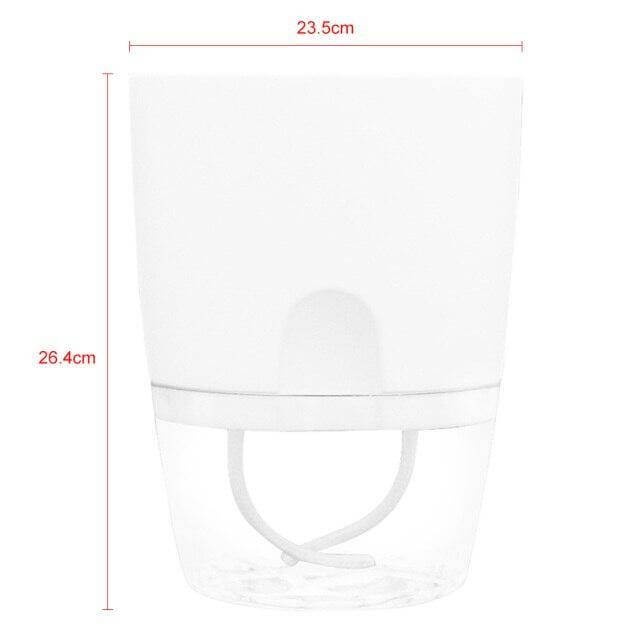 Automatic Watering Planter with Built-in Reservoir