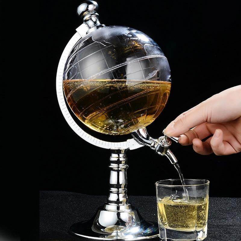 Classic Round Antique Drink Server - Pexav