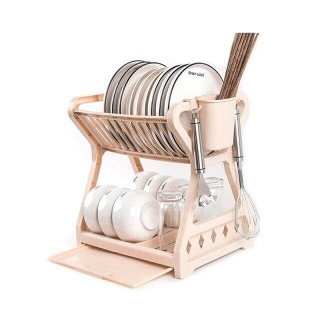 Space Saving Kitchen Sink Dish Drainer Rack