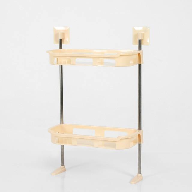 Space-Saving Bathroom Storage Shelf Rack