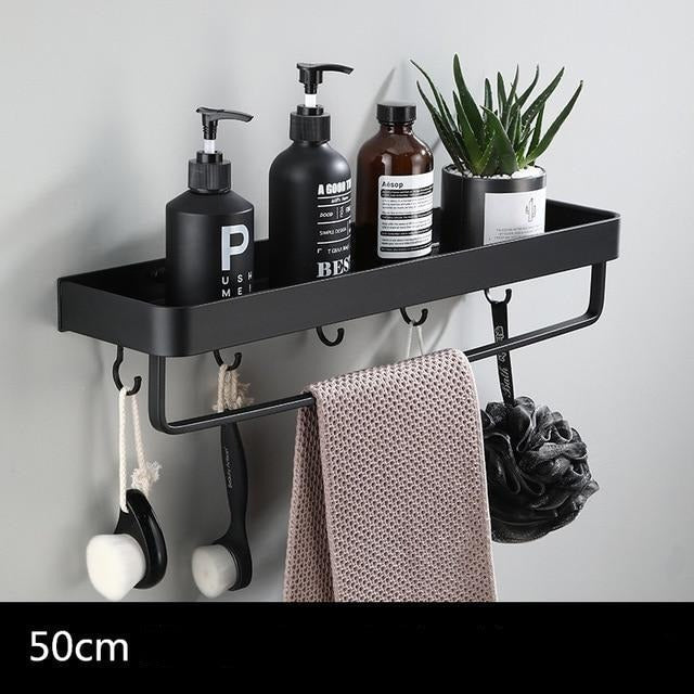 Slim Metal Wall Storage Shelf